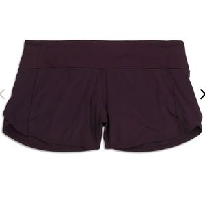 Lulu lemon Purple Speed Shorts